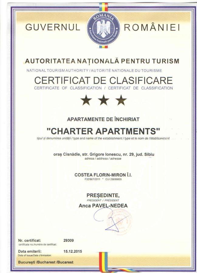 Charter Apartments Costea Hermannstadt Exterior foto